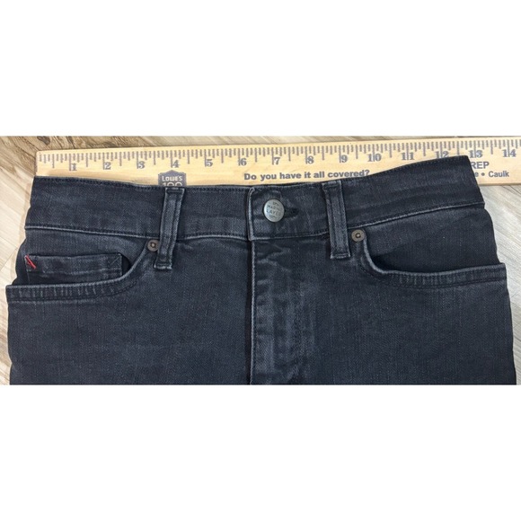 Marine Layer Jeans‎ Women's 26 Black Vintage Straight Raw Hem Stretch - Picture 7 of 12